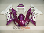 Kit de carénage d'injection pour YZF-R6 98-02 - Violet, blanc - Style d'origine #OYO87900998