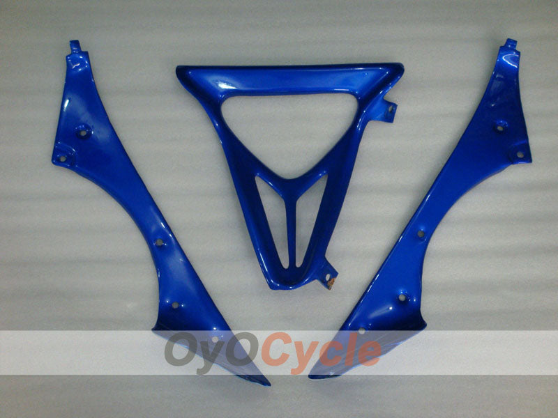 Kit de carénages injectés pour YZF-R6 98-02 - Bleu, blanc - Style usine #OYO87901009