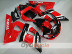 Kit de carénages injectés pour YZF-R6 98-02 - Rouge, noir - Style usine #OYO87901014