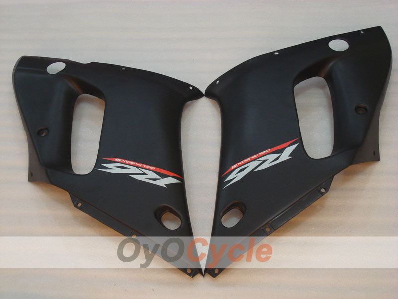 Kit de carénages injectés pour YZF-R6 98-02 - Orange, noir, mat - Style usine #OYO87901015