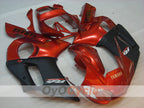 Kit de carénages injectés pour YZF-R6 98-02 - Orange, noir, mat - Style usine #OYO87901015