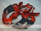 Kit de carénages injectés pour YZF-R6 98-02 - Orange, noir, mat - Style usine #OYO87901015