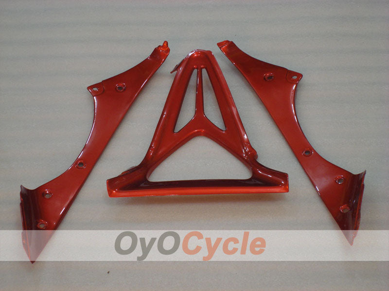 Kit de carénages injectés pour YZF-R6 98-02 - Orange, noir, mat - Style usine #OYO87901015