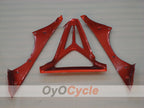 Kit de carénages injectés pour YZF-R6 98-02 - Orange, noir, mat - Style usine #OYO87901015