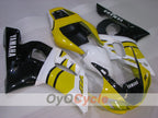 Kit de carénages injectés pour YZF-R6 98-02 - Jaune, blanc - Style usine #OYO87901020