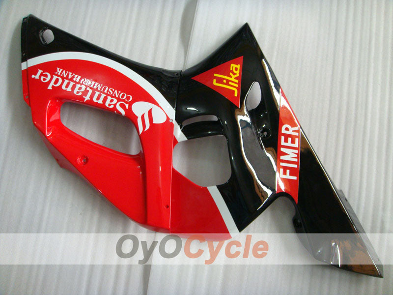 Kit de carénage à injection pour YZF-R6 98-02 - Rouge, Noir - Santander #OYO87901022