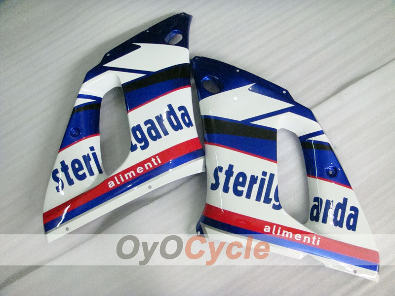 Kit de carénage à injection pour YZF-R6 98-02 - Bleu, Blanc - Sterilgarda #OYO87901024