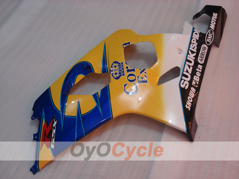 Kit de carénage à injection pour GSXR600 04-05 - Jaune, bleu - Corona, MOTUL #OYO87901161