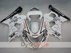Kit de carénage à injection pour GSX R750 04-05 - Blanc, Noir - Corona #OYO87901242
