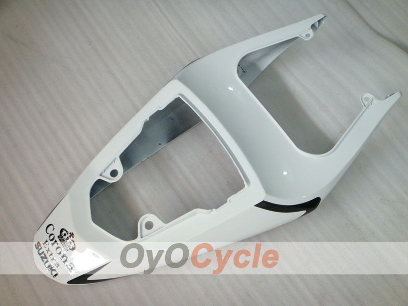 Kit de carénage à injection pour GSX R750 04-05 - Blanc, Noir - Corona #OYO87901242