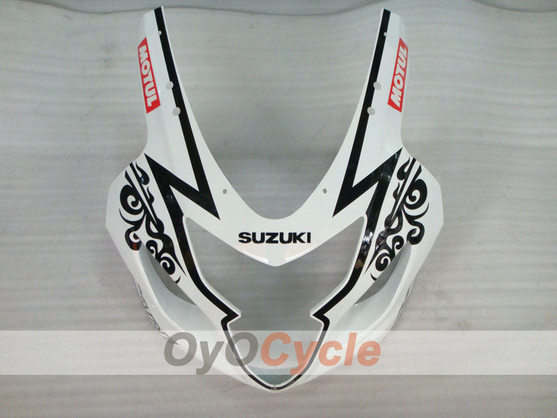 Kit de carénage à injection pour GSX R750 04-05 - Blanc, Noir - Corona #OYO87901242