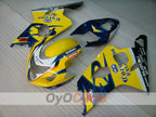 Kit de carénage à injection pour GSX R750 04-05 - Jaune, Noir - Corona #OYO87901244