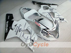 Kit de carénages injectés pour GSXR600 04-05 - Blanc, Noir - Corona, MOTUL #OYO87901169