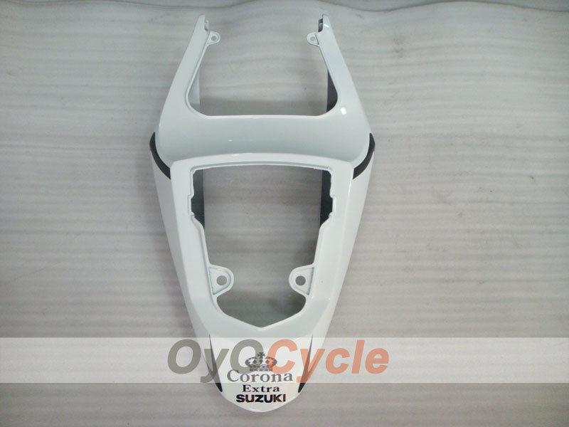 Kit de carénage à injection pour GSX R750 04-05 - Blanc, Noir - Corona #OYO87901245