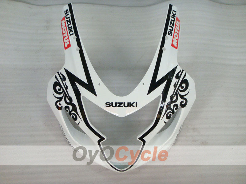 Kit de carénages injectés pour GSXR600 04-05 - Blanc, Noir - Corona, MOTUL #OYO87901169