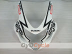 Kit de carénage à injection pour GSX R750 04-05 - Blanc, Noir - Corona #OYO87901245