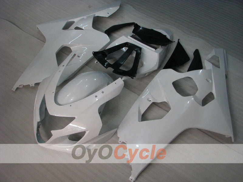 Kit de carénage à injection pour GSX R750 04-05 - Blanc - Style usine #OYO87901213