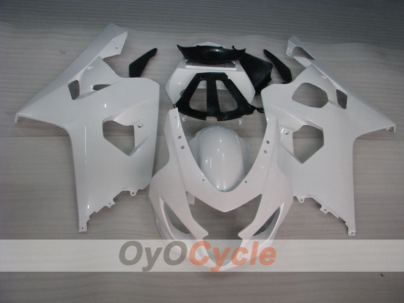 Kit de carénage à injection pour GSX R750 04-05 - Blanc - Style usine #OYO87901213