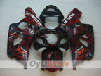 Kit de carénage à injection pour GSX R750 04-05 - Rouge, Noir - Flammes #OYO87901252