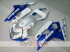 Kit de carénages en injection pour GSXR600 04-05 - Bleu, blanc - DUNLOP, Jordan, MOTUL #OYO87901195