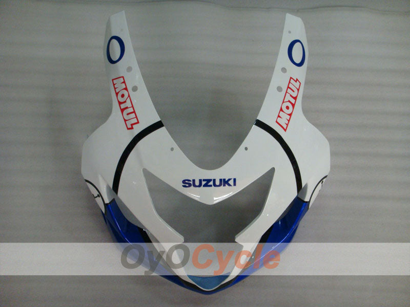 Kit de carénage injecté pour GSX R750 04-05 - Bleu, Blanc - Jordan #OYO87901256