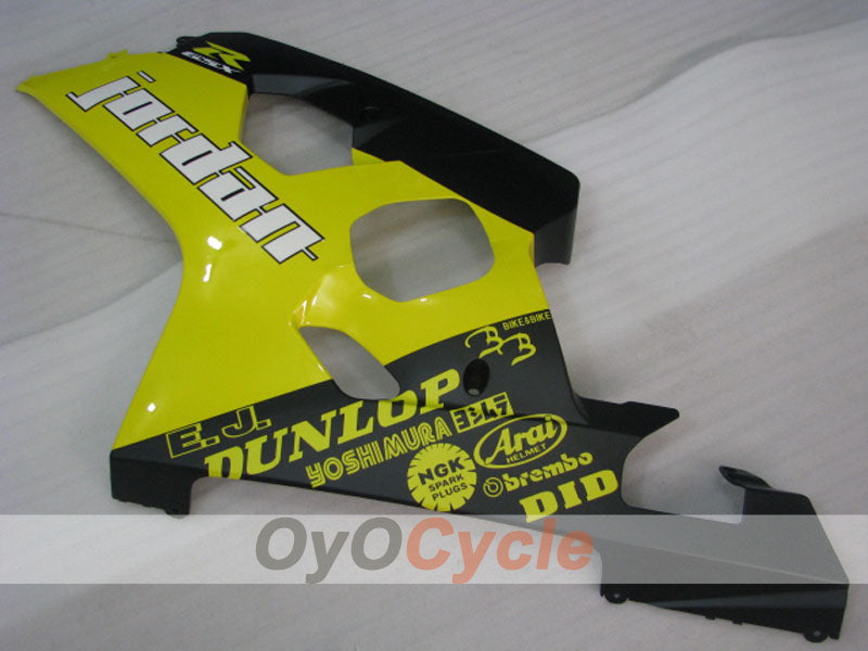 Carénage latéral gauche et droit pour Suzuki 04-05 GSXR600 #OYO87908955