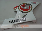 Kit de carénage injecté pour GSX R750 04-05 - Rouge, Blanc - Lucky Strike #OYO87901259