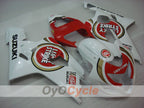 Kit de carénage injecté pour GSX R750 04-05 - Rouge, Blanc - Lucky Strike #OYO87901259