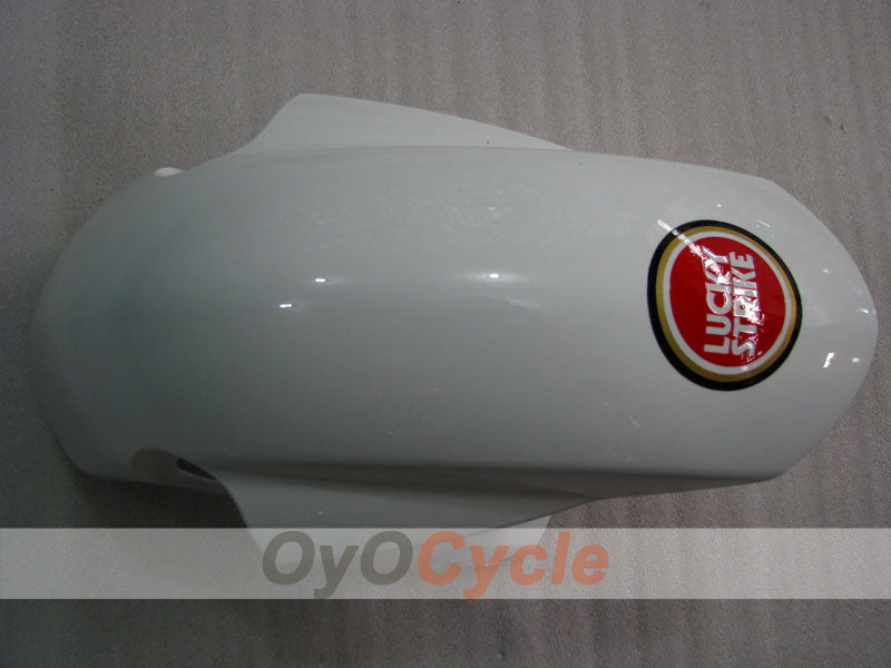 Kit de carénage injecté pour GSX R750 04-05 - Rouge, Blanc - Lucky Strike #OYO87901260