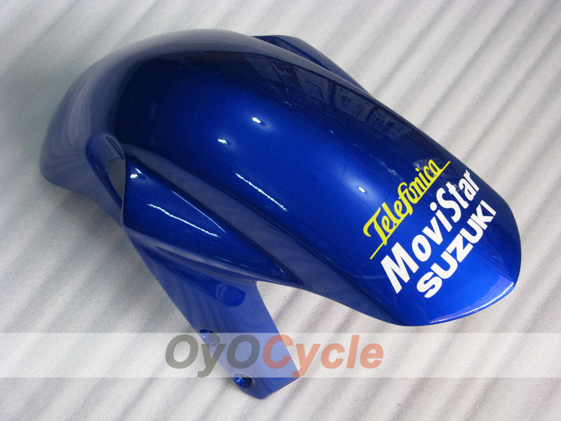 Kit de carénage à injection pour GSXR600 04-05 - Jaune, Bleu - MICHELIN, MOTUL, Movistar #OYO87901206