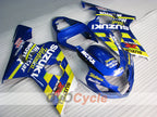 Kit de carénage à injection pour GSX R750 04-05 - Jaune, bleu - Movistar #OYO87901165