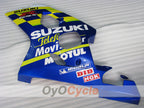 Kit de carénage à injection pour GSX R750 04-05 - Jaune, bleu - Movistar #OYO87901165