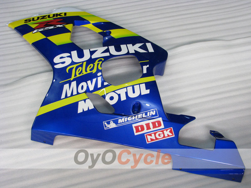 Carénage latéral gauche et droit pour Suzuki GSXR750 04-05 #OYO87909225