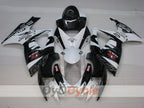 Kit de carénage injecté pour GSX R750 06-07 - Blanc, Noir - Corona #OYO87901265