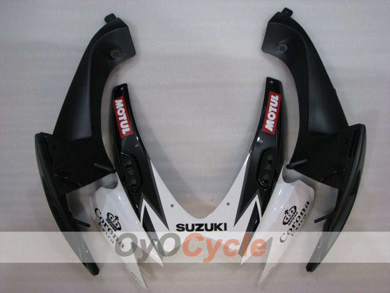 Kit de carénage injecté pour GSX R750 06-07 - Blanc, Noir - Corona #OYO87901265