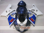 Kit de carénage injecté pour GSX R750 04-05 - Bleu, Blanc - Style d’origine #OYO87901179