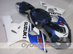 Kit de carénage injecté pour GSX R750 04-05 - Bleu, Blanc - Style d’origine #OYO87901179
