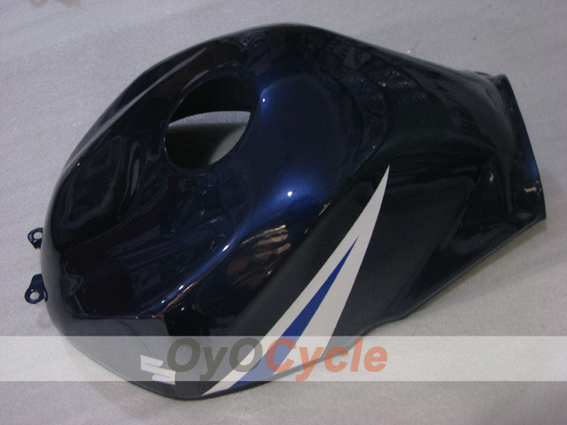 Kit de carénage injecté pour GSX R750 04-05 - Bleu, Blanc - Style d’origine #OYO87901179