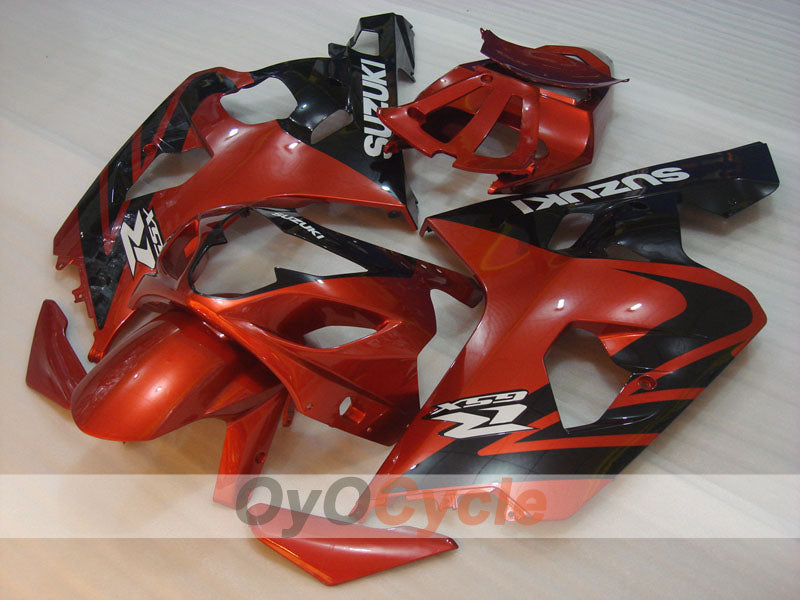 Kit de carénage à injection pour GSXR600 04-05 - Orange, Noir - Style d'origine #OYO87901357
