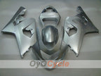 Kit de carénage à injection pour GSXR600 04-05 - Argenté - Style d'origine #OYO87901358