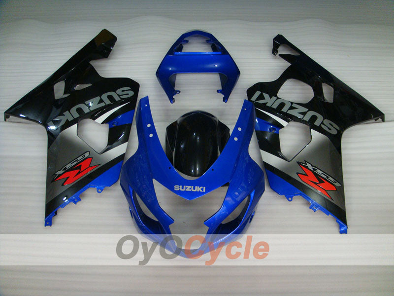 Kit de carénage à injection pour GSXR600 04-05 - Bleu, Noir - Style d'origine #OYO87901359