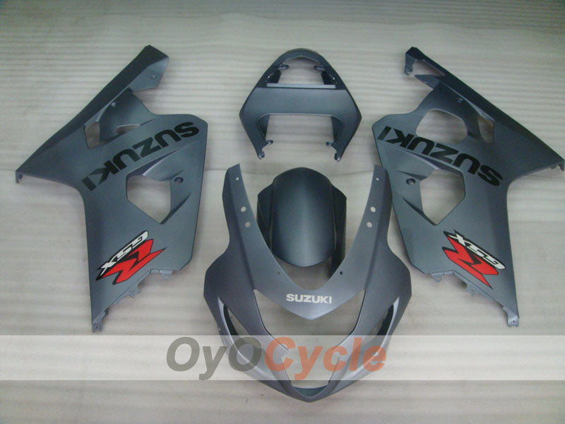 Kit de carénage à injection pour GSXR600 04-05 - Gris - Style d'origine #OYO87901361