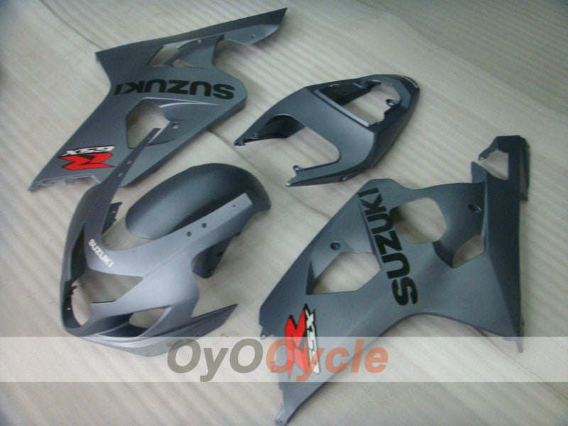 Kit de carénage à injection pour GSXR600 04-05 - Gris - Style d'origine #OYO87901361