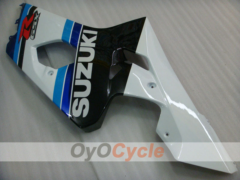 Kit de carénage injecté pour GSX R750 04-05 - Blanc, Noir - Style d’origine #OYO87901187