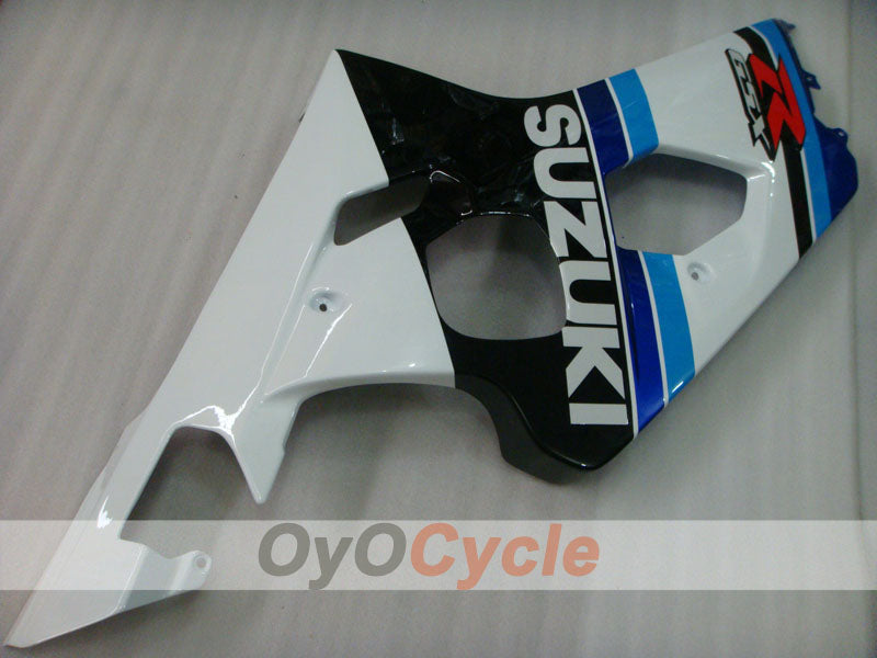 Kit de carénage injecté pour GSX R750 04-05 - Blanc, Noir - Style d’origine #OYO87901187