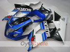 Kit de carénage injecté pour GSX R750 04-05 - Blanc, Noir - Style d’origine #OYO87901187