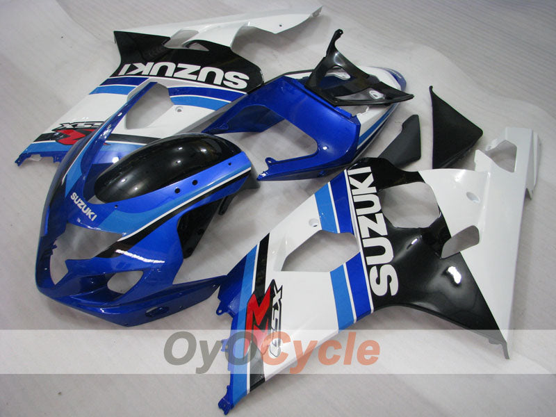 Kit de carénage injecté pour GSX R750 04-05 - Blanc, Noir - Style d’origine #OYO87901187