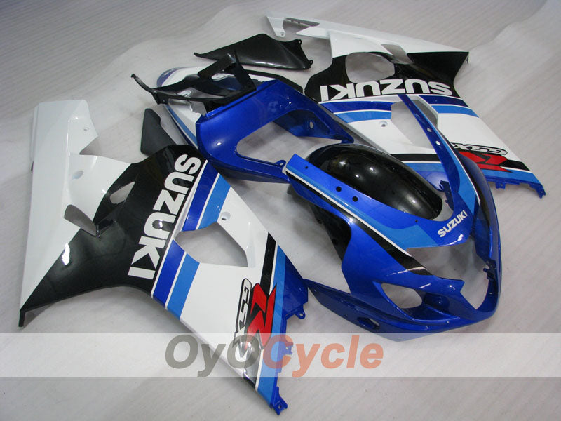 Kit de carénage injecté pour GSX R750 04-05 - Blanc, Noir - Style d’origine #OYO87901187