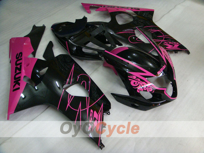 Kit de carénages en injection pour GSX R750 04-05 - Rose - Style d’origine #OYO87901200
