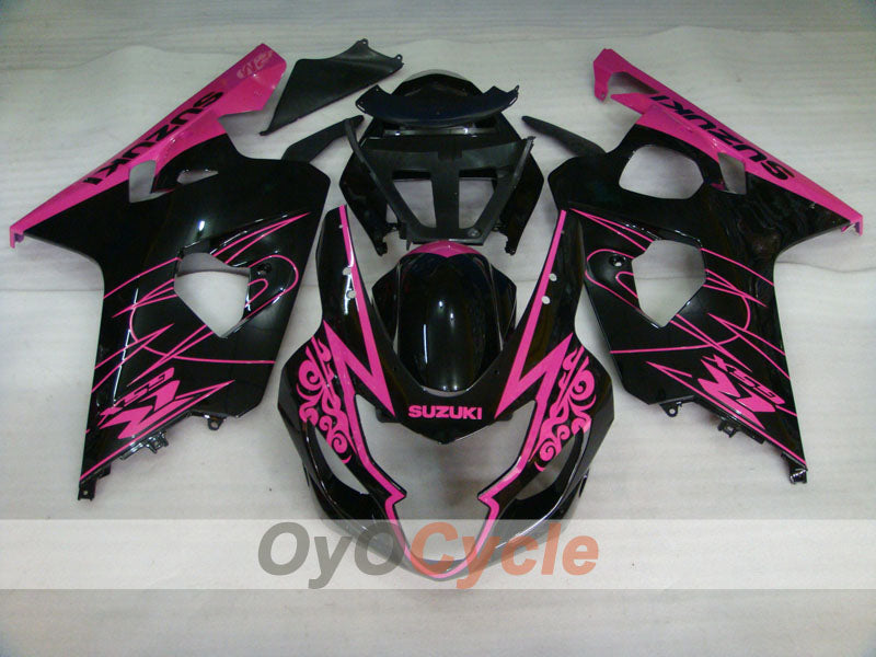 Kit de carénages en injection pour GSX R750 04-05 - Rose - Style d’origine #OYO87901200